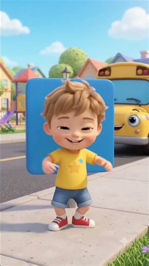 Magic School Bus of Shapes! 🔴🔵🔺⭐ | Fun Shapes Song for Kids #youtube