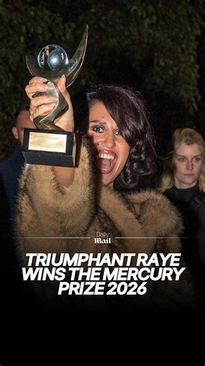 Triumphant Raye wins Mercury Prize 2026 with her second album
