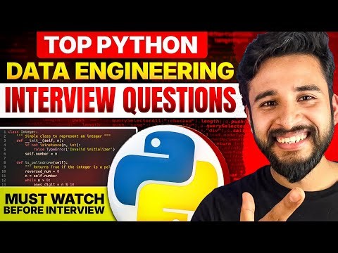 Python Interview Questions for Data Engineering 🔥 | REAL Questions That Decide Your DE Job