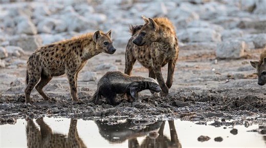 Watch what happens when a honey badger attacks animals that should easily kill it