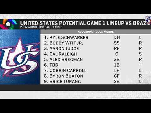 Breaking down Team USA's projected World Baseball Classic lineup (ft. Aaron Judge) 🇺🇸