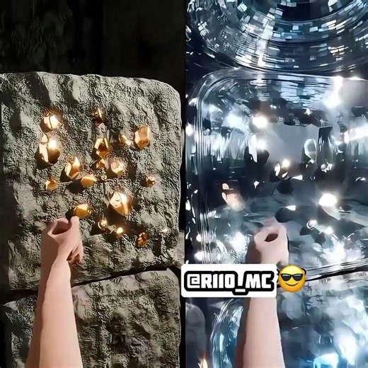 Minecraft Fist Punch: Gold Ore vs. Glass! 👊 subscribe#shorts
