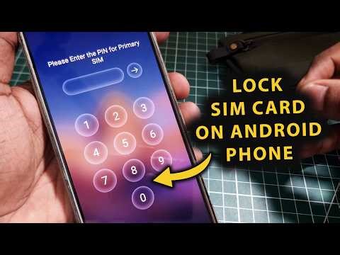 🔒 How To Lock & Change SIM Card PIN Code On Android Phone! (Stop SIM Swap Fraud!)