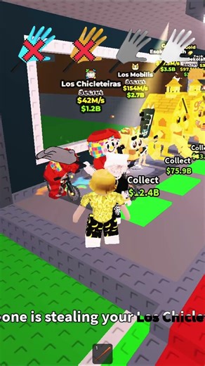 Steal a Brainrot Slap vs Stealing - Roblox #stealabrainrot #roblox