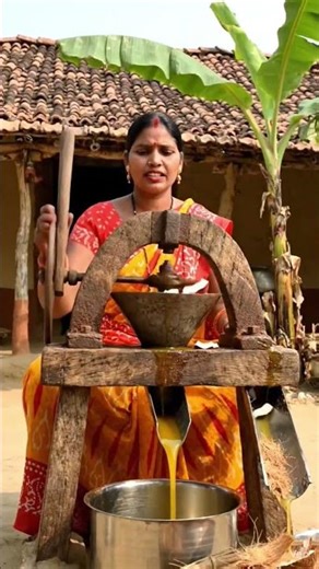 Pure. Natural. Traditional. 🥥✨Village life shows us the real way of making coconut oil!#VillageLife