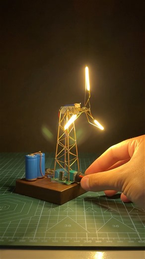 ✅Wind Turbine + Amazing DC science project working model #diy #tech #howto