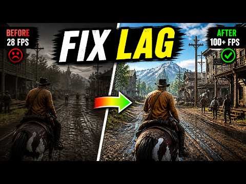 Fix Red Dead Redemption 2 Lag & Stutter 🚀 | Boost FPS on Low-End PC | 2026