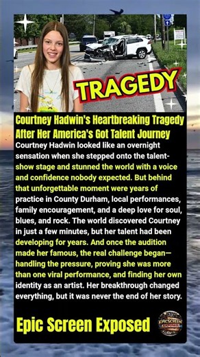 Courtney Hadwin's Heartbreaking Tragedy After Her America's Got Talent Journey #shorts