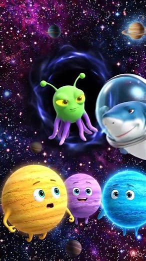 👉 Alien Attack in Space! 👾🦈 Space Shark Saves the Day 🚀