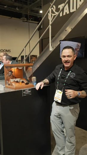 Last day of @shotshow—and we’re proud to mark a milestone. Caleb Giddings highlights the 20th Anniversary of the Taurus Judge®, a revolver that’s earned its place in the lineup over two decades. Stop by Booth #13038 to see the anniversary model up close. | Taurus USA