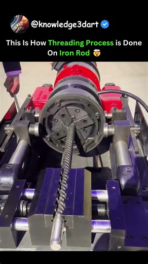 This Is How Threading Process is Done On Iron Rod 🤯