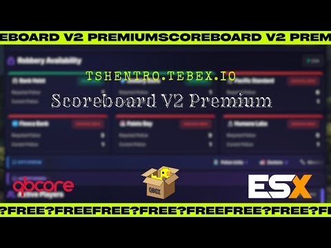 Tech Scoreboard V2 Premium fiveM Script