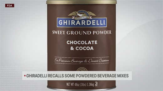 Ghirardelli recall issued due to salmonella concerns