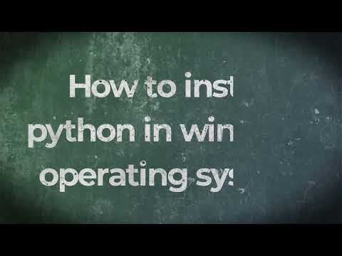 How to Install Python