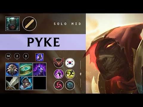 Pyke Mid vs Vex - KR Grandmaster Patch 26.06