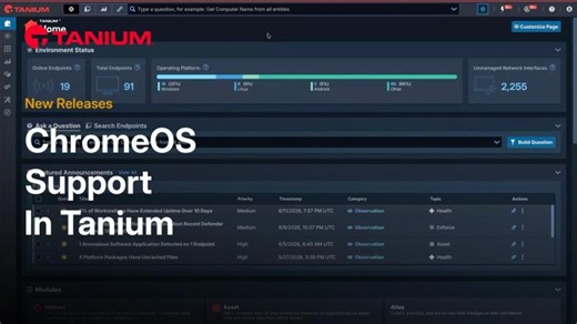 Tanium Manages ChromeOS Devices Securely | Benjamin Smith posted on the topic | LinkedIn