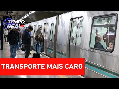 São Paulo deve anunciar aumento nas tarifas de ônibus e metrô | TEMPO REAL