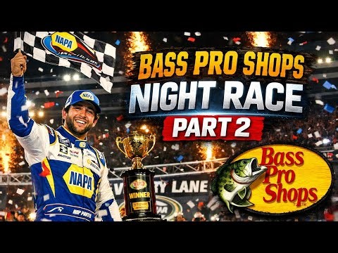 NASCAR 25 The Night Time Playoff Battle | Bass Pro Shops Night Race Part 2 #nascar25 