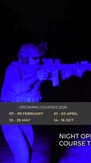 🆕 📢 2026 - New course dates added 🔥 Night Ops – Low Light / No Light Shooting Course – 3 Days (30 training hours) | Theory & Practice drills 🔥 👉 https://alfa-metal.com/course/night-ops-low-light-no-light-shooting-course/ ✅ Learn to operate under the cover of darkness. This intensive course is designed to develop professional skills in low-light and no-light tactical situations using night vision devices and thermal imaging sights. You’ll practice intuitive and laser-aided shooting, night re