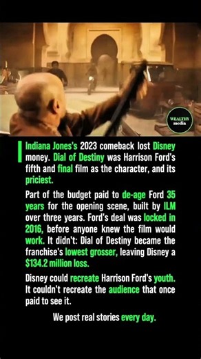 How Disney Lost $134M on Indiana Jones