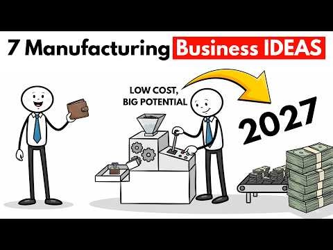 7 Manufacturing Business Ideas with Low Investment in 2027