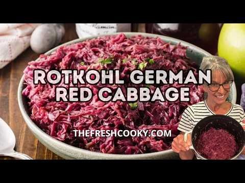 Make THIS for Oktoberfest! | German Rotkohl (Red Cabbage)