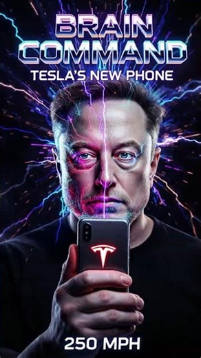 Tesla's new phone with brain command and control! 🧠⚡#TeslaPiPhone #BrainCommand #Neuralink #ElonMusk