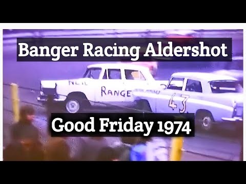 Aldershot Banger Racing Good Friday 1974 Part 2 | Raw Demolition Derby Action