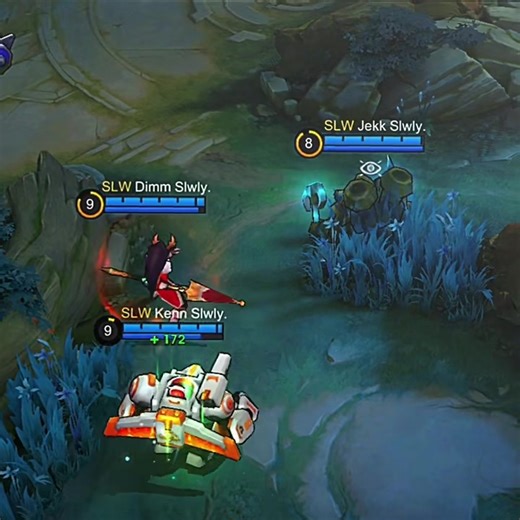 menyatukan pikiran dengan jek #teamslwly #mlbb