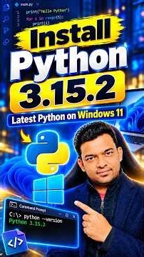 How to Install Python on Windows 11 | Install Python 3.15.2 | Latest Python Installation Tutorial