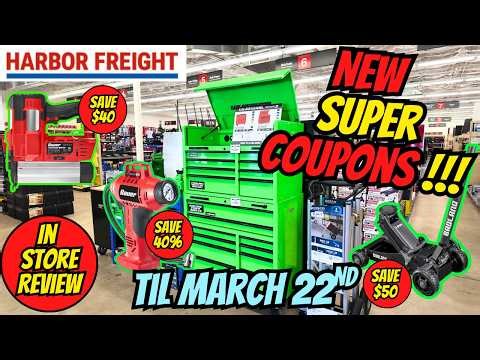The BEST Super Coupons at Harbor Freight Right Now! Ends March 22nd
