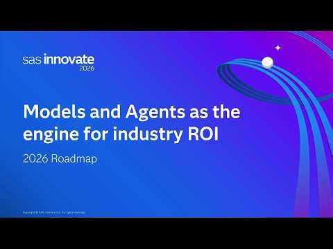 Product Roadmap: SAS Models