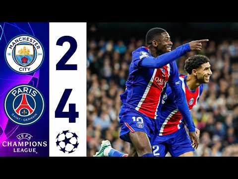 Manchester City vs PSG 2-4 Highlights | All Goals & Extended Highlights | Champions League 2026