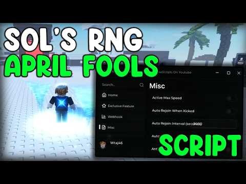 [🔥EON 67] Sol's RNG OP Script Auto Farm, Auto Craft, Instant Kill Bosses - Roblox 2026