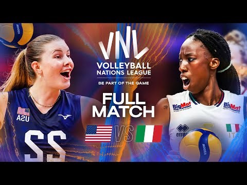 USA 🇺🇸 vs. Italy 🇮🇹 | VNL 2025 - Full Match | Week 1