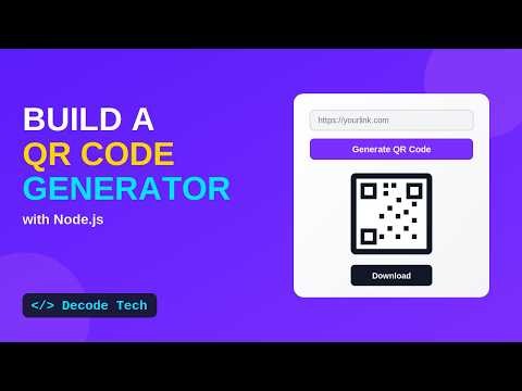 Create your own QR Code Generator