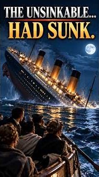 Titanic: The Night It Sank 🚢 #Titanic #TitanicHistory #YouTubeShorts