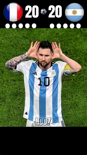 The day Argentina destroyed France | 🇫🇷🇦🇷 | Messi vs Mbappe penalty shoot | IMAGINARY MATCH | RO07 |