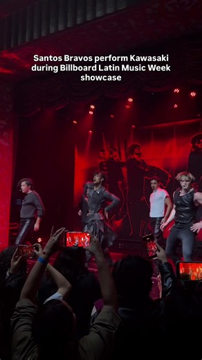 Santos Bravos Live: Kawasaki Performance at Billboard Latin Music Week