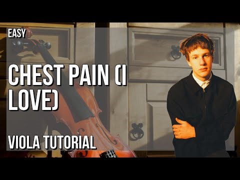 SUPER EASY: How to play Chest Pain (I Love) by Malcolm Todd on Viola (Tutorial)