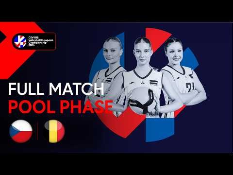 Full Match | Czechia vs. Belgium | CEV U18 Volleyball European Championship 2026 Women