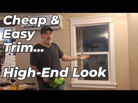 Cheap & Easy Window Trim, with High-End Look (Full DIY Tutorial)