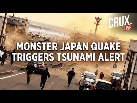 LIVE | Powerful 7.4 Magnitude Earthquake Strikes Japan As Tsunami Warnings Trigger Mass Evacuations