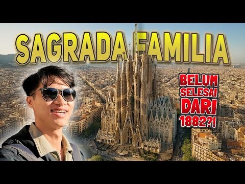 Gereja Ini Masih BELUM Selesai Dibangun dari 1882😱⁉️ SAGRADA FAMILIA: Gereja Tertinggi di Dunia⛪️🇪🇸