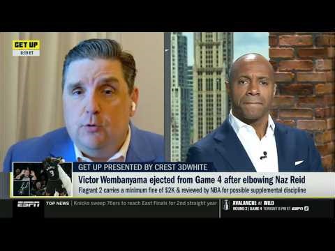GET UP | JWill criticizes the referees over Victor Wembanyama’s ejection in Spurs loss to Wolves