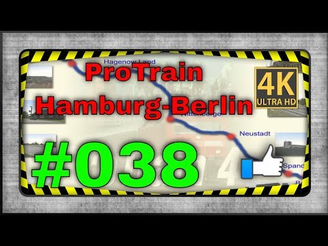 Microsoft Train Simulator Gameplay 4K – 038 – Pro Train Hamburg-Berlin – Einführungsfahrt Nacht 7/8