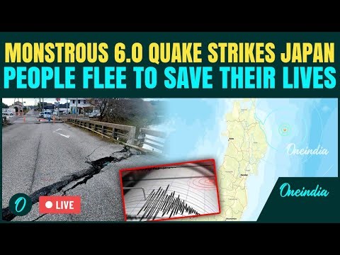 JAPAN EARTHQUAKE LIVE: 6.0 EARTHQUAKE Strikes Off Japan Near Noda | Tsunami Warning On