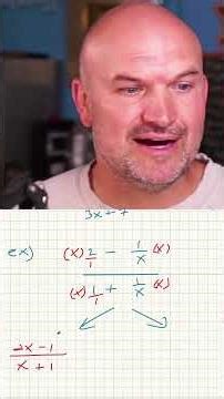 How to Actually Simplify Complex Fractions #mathclass #algebra #tutorial