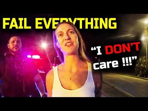 Intoxicated Woman Instantly Regrets Ignoring Officer's Warnings