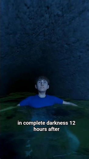 Trapped in a Dark Sewer for 12 Hours! 😱🆘 #Shorts #Survival